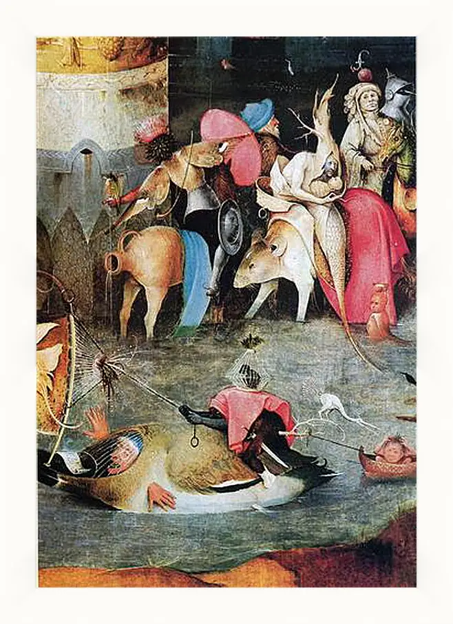 Картина в раме - Seven deadly sins. Иероним Босх