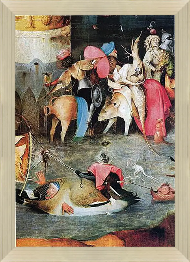 Картина в раме - Seven deadly sins. Иероним Босх