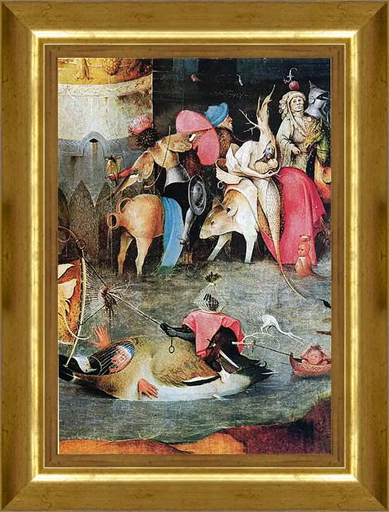 Картина в раме - Seven deadly sins. Иероним Босх