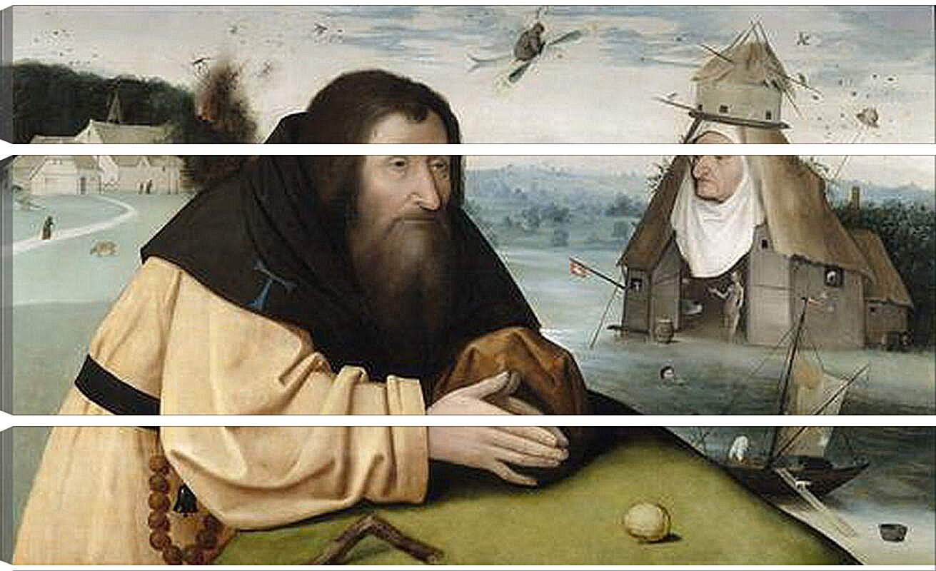 Модульная картина - The Temptations of Saint Anthony. Иероним Босх
