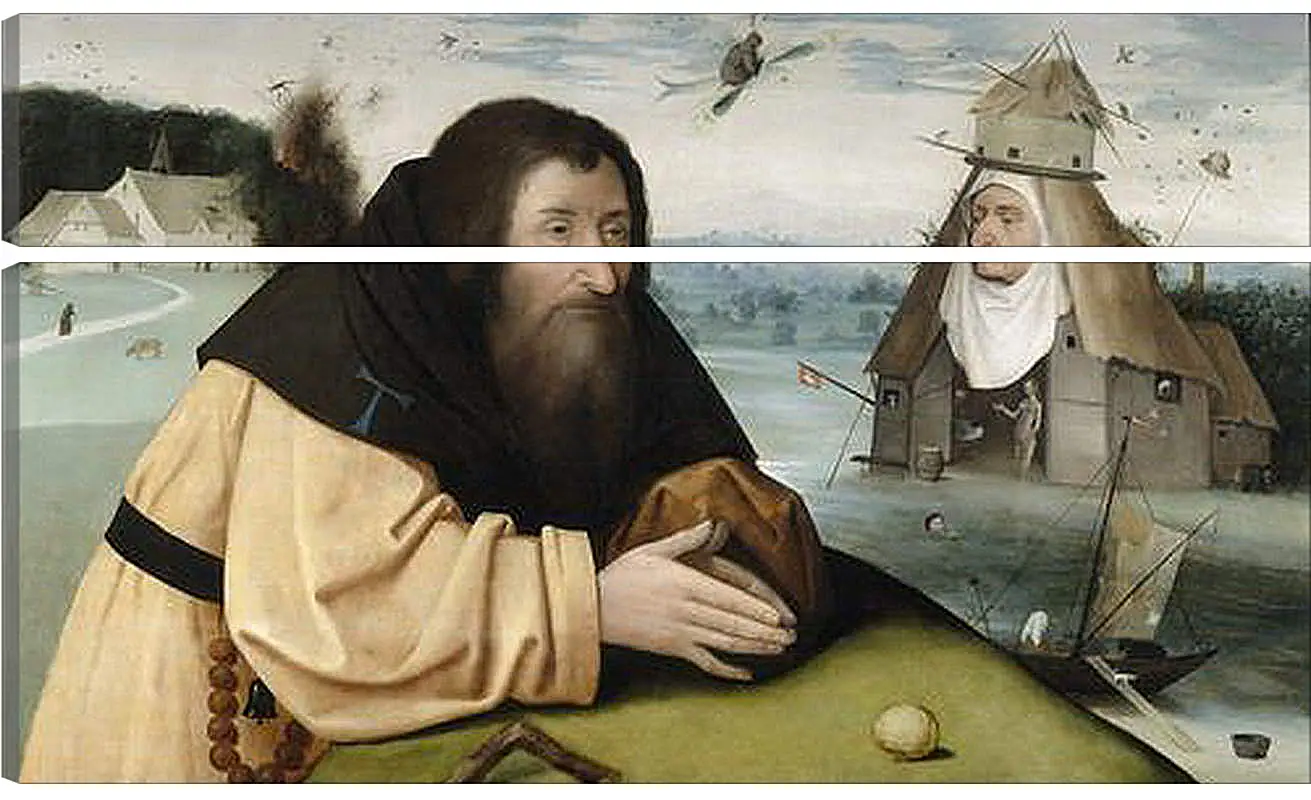 Модульная картина - The Temptations of Saint Anthony. Иероним Босх