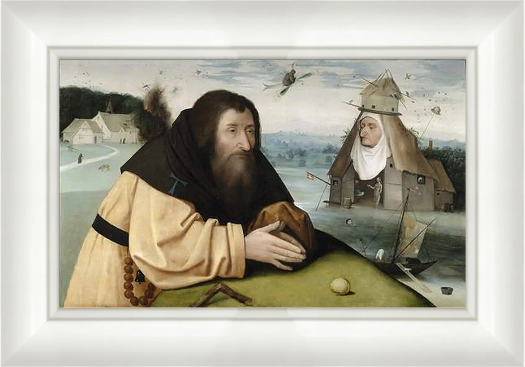 Картина в раме - The Temptations of Saint Anthony. Иероним Босх