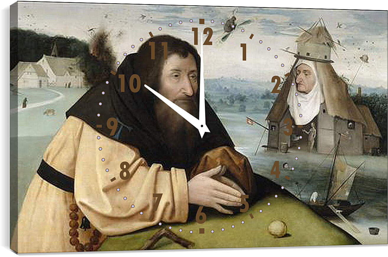 Часы картина - The Temptations of Saint Anthony. Иероним Босх
