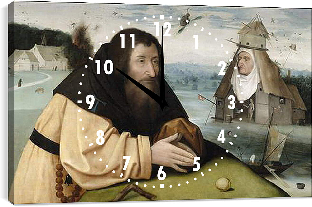Часы картина - The Temptations of Saint Anthony. Иероним Босх
