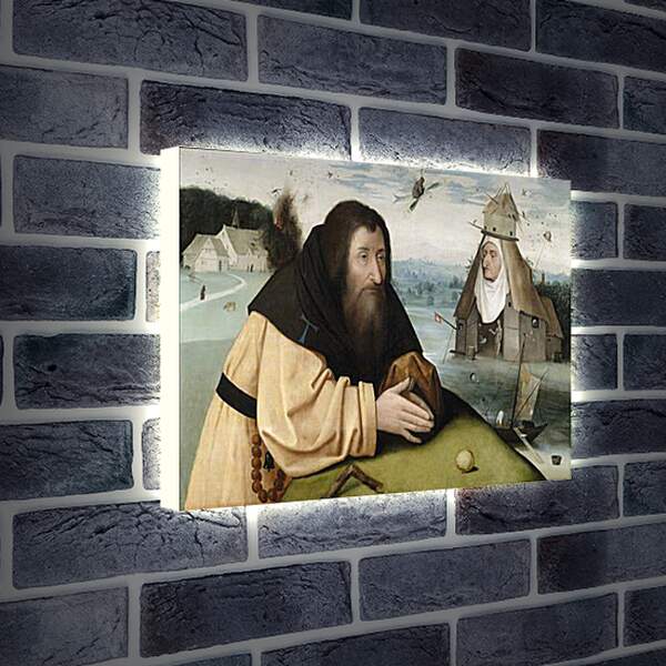 Лайтбокс световая панель - The Temptations of Saint Anthony. Иероним Босх
