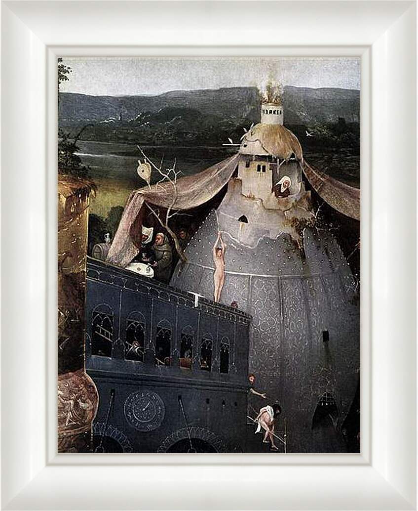 Картина в раме - Триптих Искушение св.Антония. Иероним Босх
