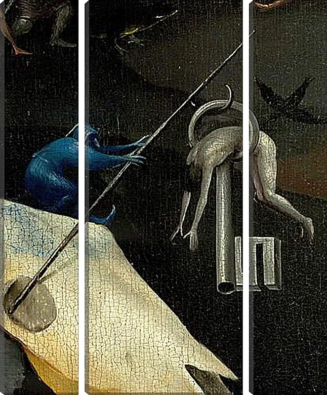 Модульная картина - The Garden of Earthly Delights, right panel. Иероним Босх