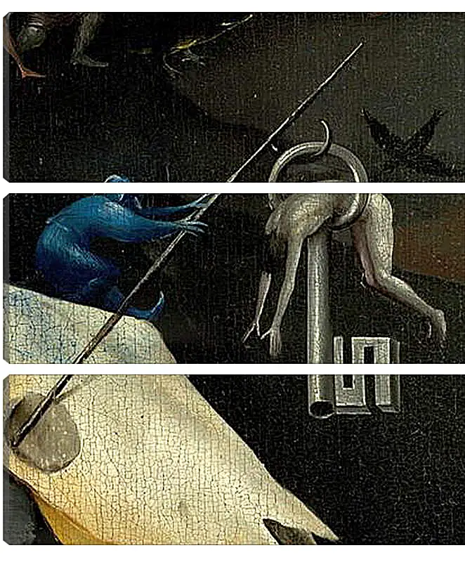 Модульная картина - The Garden of Earthly Delights, right panel. Иероним Босх