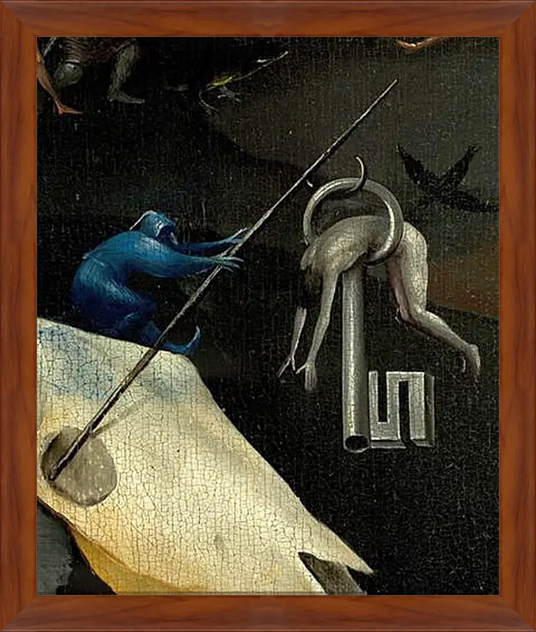 Картина в раме - The Garden of Earthly Delights, right panel. Иероним Босх
