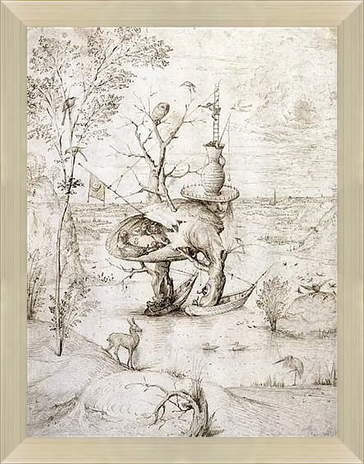 Картина в раме - The Treeman. Иероним Босх