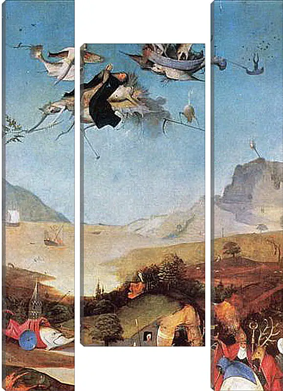 Модульная картина - The Temptation of St. Anthony. Иероним Босх