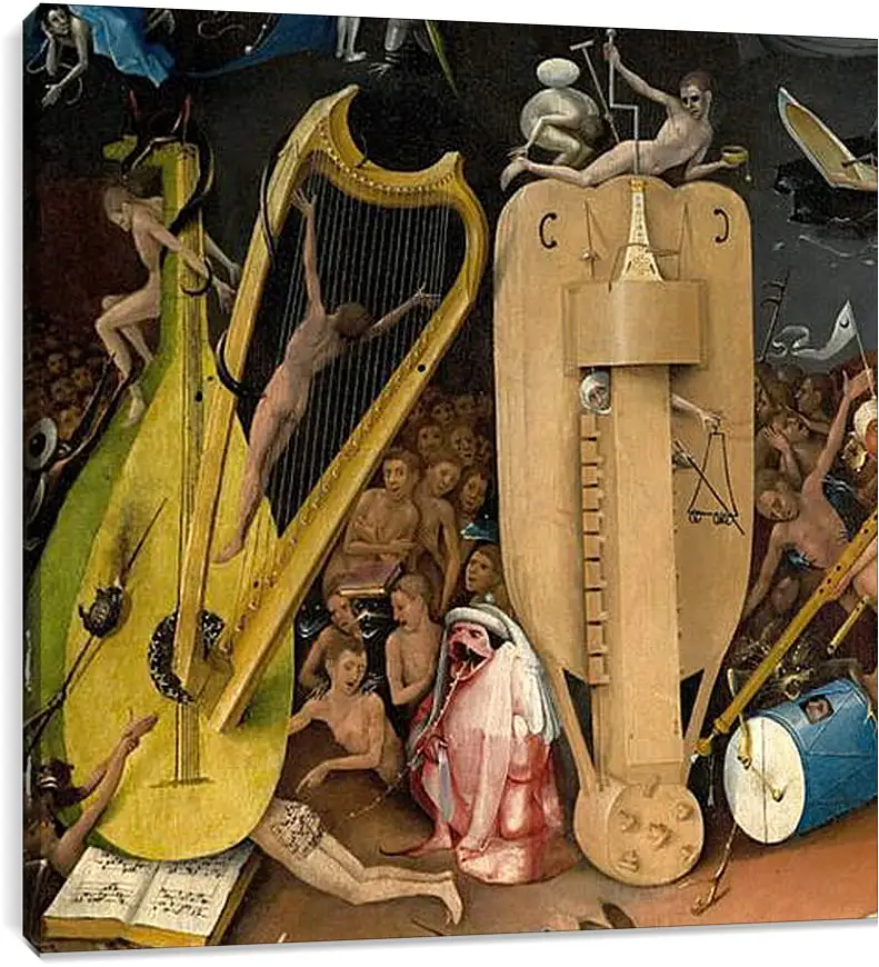 Постер и плакат - Musical instruments. Иероним Босх