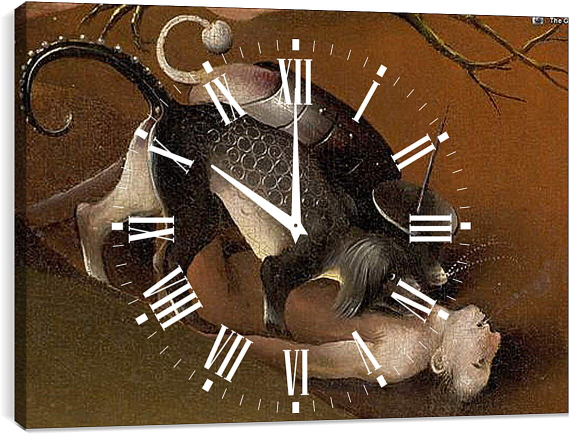 Часы картина - Cerberus. Иероним Босх
