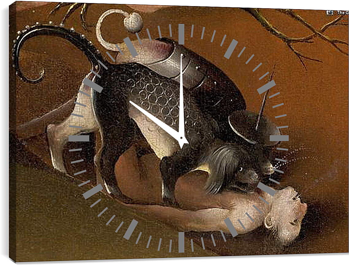 Часы картина - Cerberus. Иероним Босх

