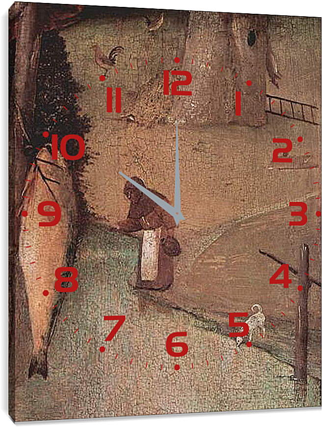 Часы картина - Hl. Christophorus. Иероним Босх
