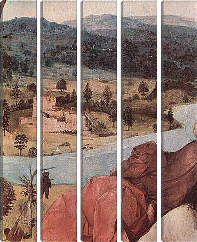 Модульная картина - Hl. Christophorus. Иероним Босх
