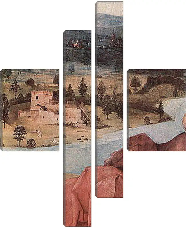Модульная картина - Hl. Christophorus. Иероним Босх
