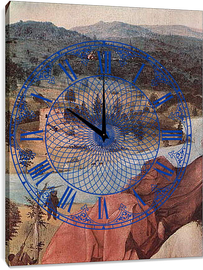 Часы картина - Hl. Christophorus. Иероним Босх

