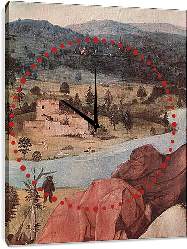 Часы картина - Hl. Christophorus. Иероним Босх