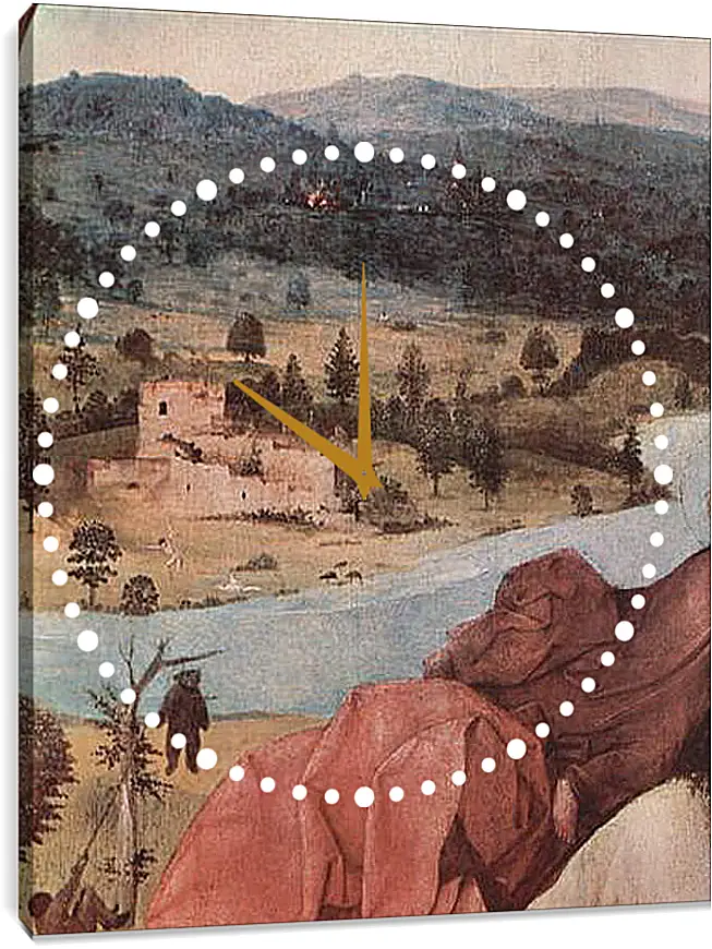 Часы картина - Hl. Christophorus. Иероним Босх