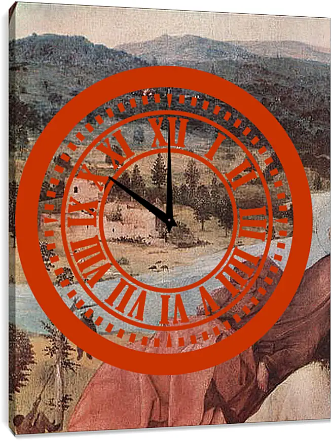 Часы картина - Hl. Christophorus. Иероним Босх