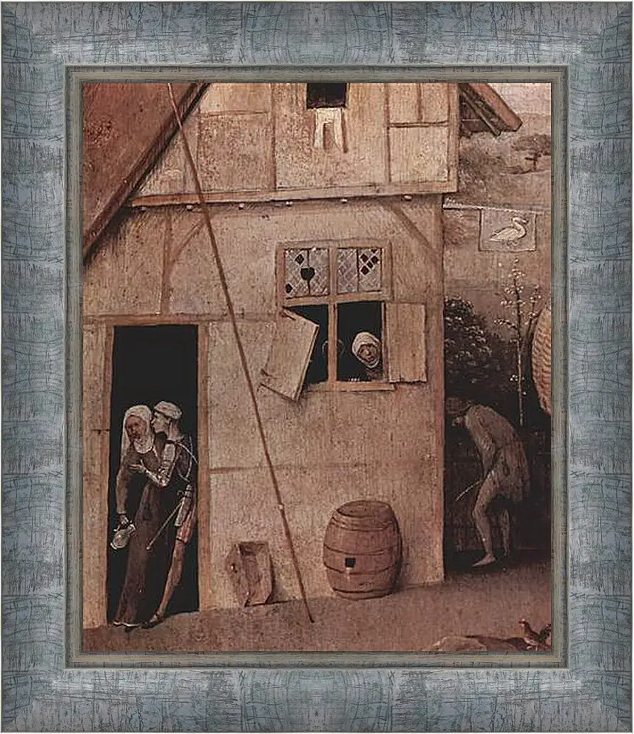 Картина в раме - Der Landstreicher. Иероним Босх