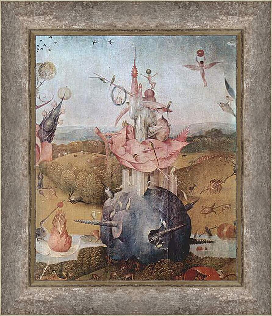 Картина в раме - Der Garten der Luste, Mitteltafel - Der Garten der Luste. Иероним Босх
