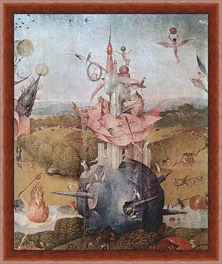 Картина в раме - Der Garten der Luste, Mitteltafel - Der Garten der Luste. Иероним Босх
