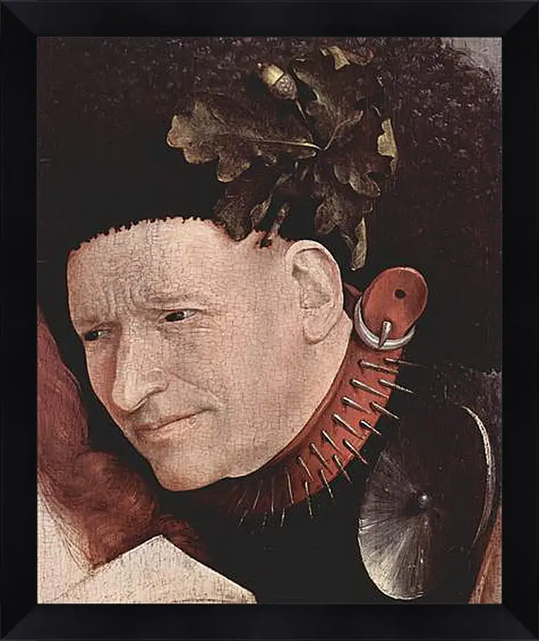 Картина в раме - Christ Crowned with Thorns. Иероним Босх