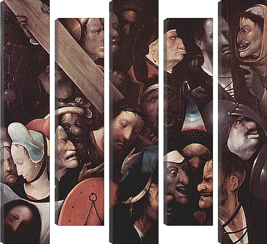 Модульная картина - Christ Carrying the Cross. Иероним Босх
