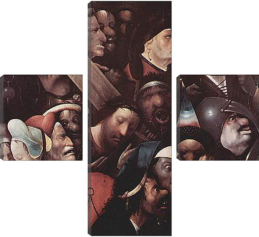 Модульная картина - Christ Carrying the Cross. Иероним Босх
