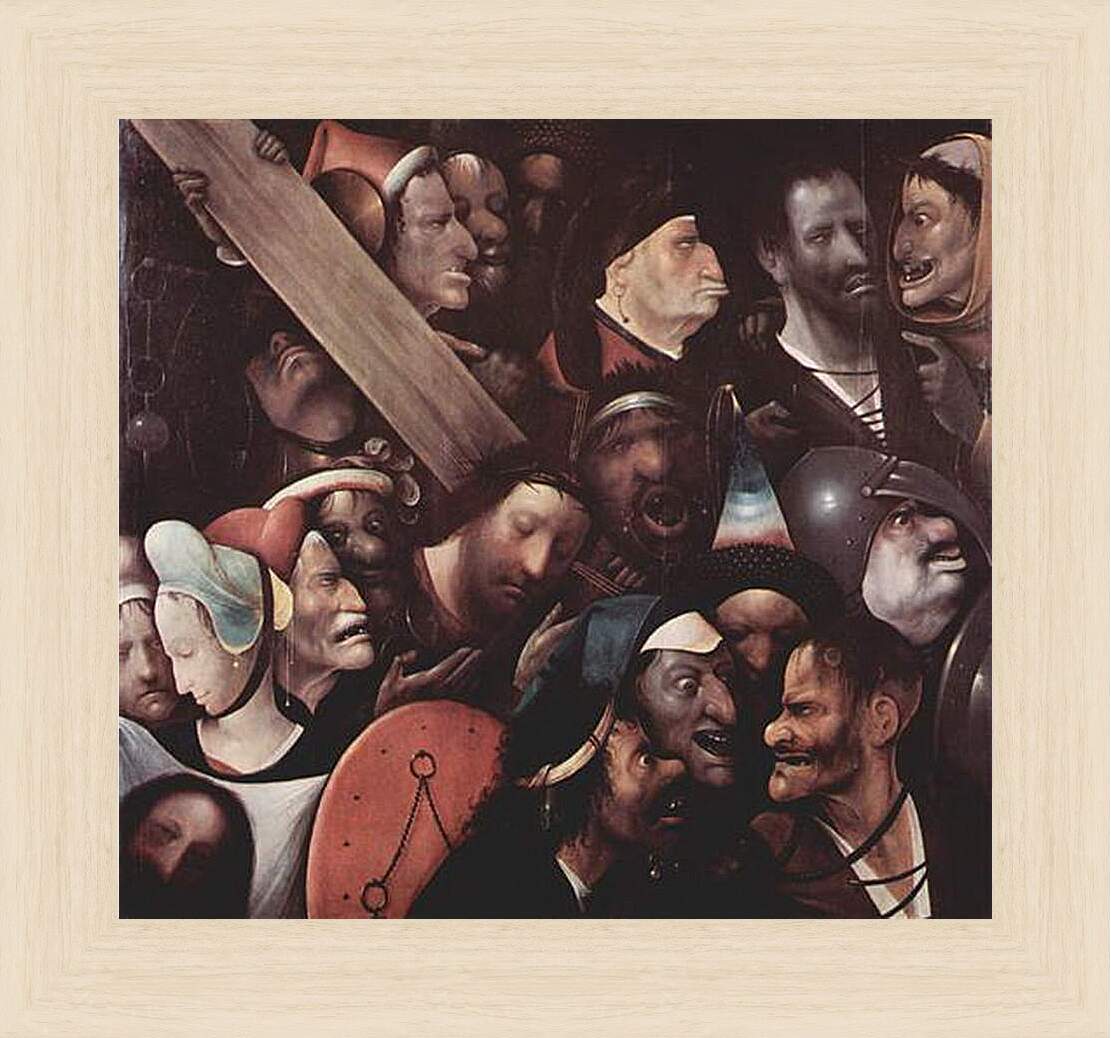 Картина в раме - Christ Carrying the Cross. Иероним Босх
