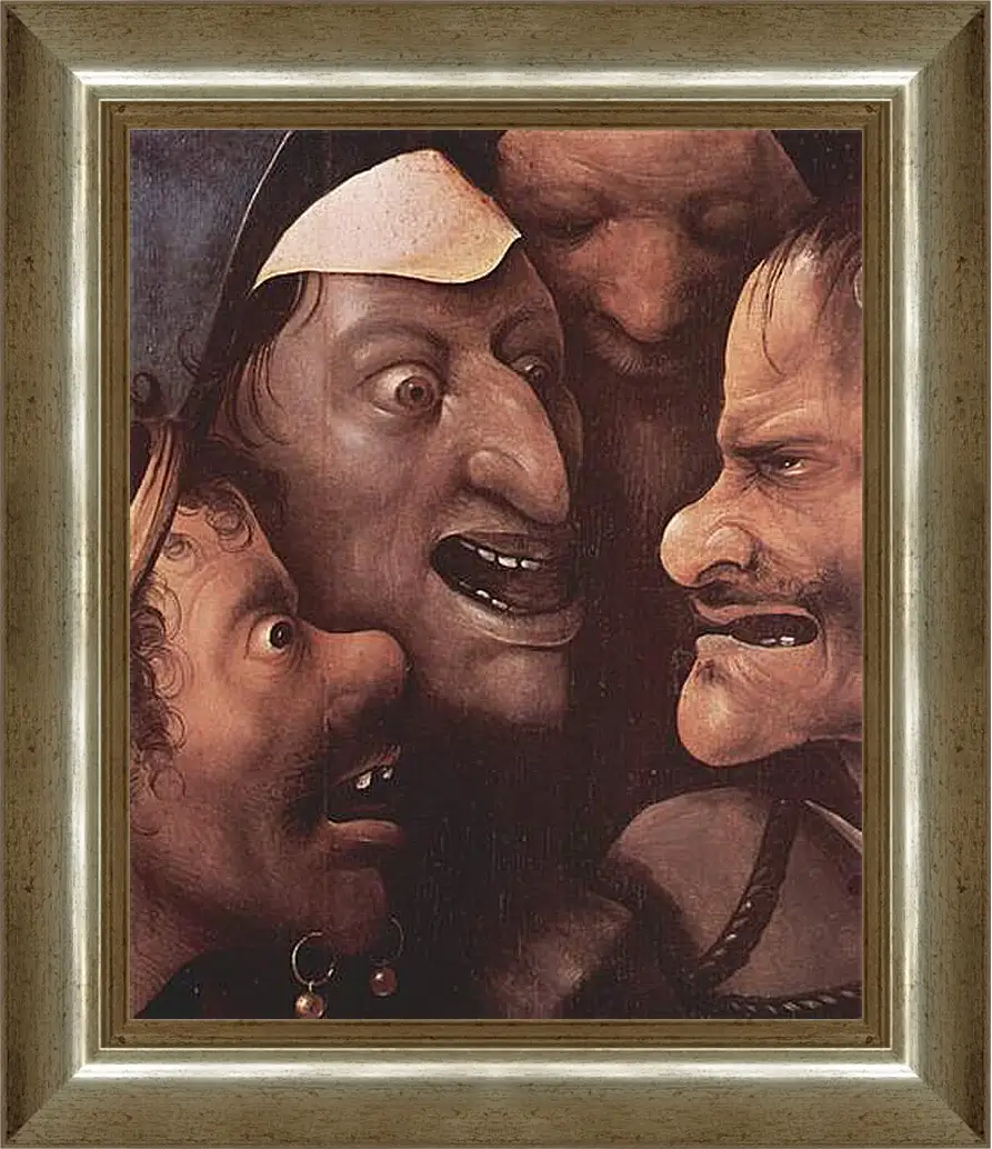 Картина в раме - Christ Carrying the Cross. Иероним Босх