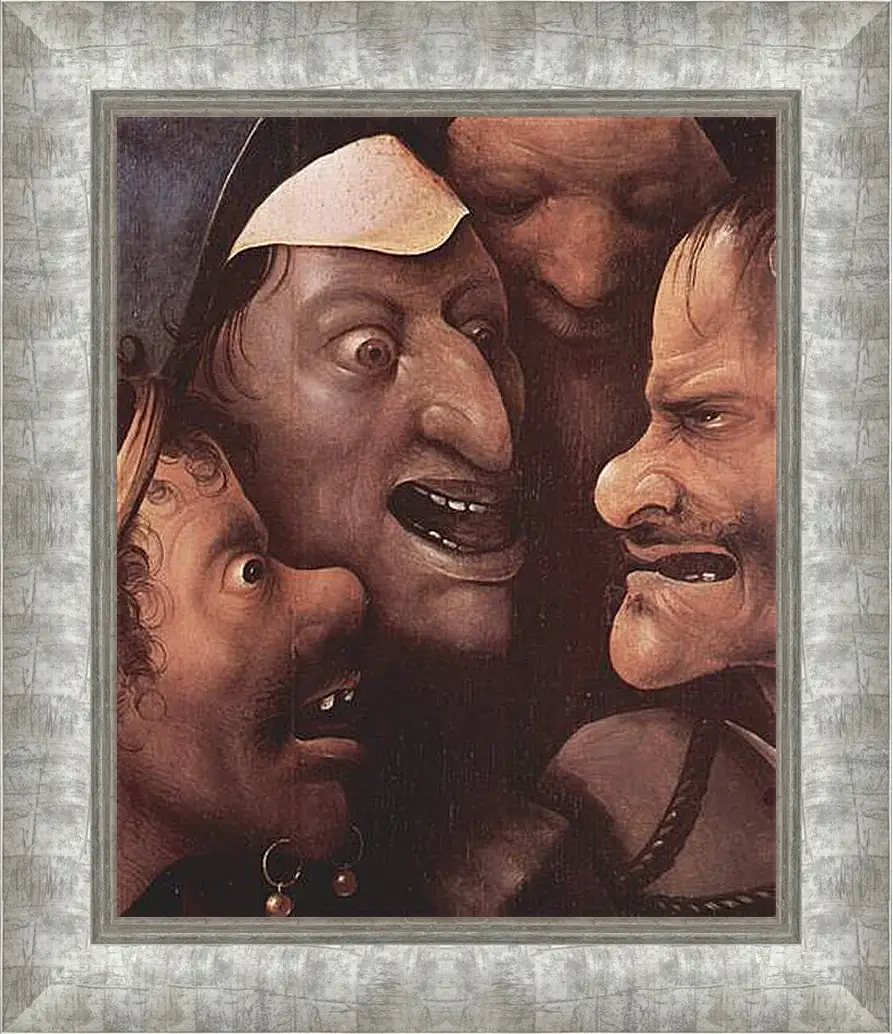 Картина в раме - Christ Carrying the Cross. Иероним Босх