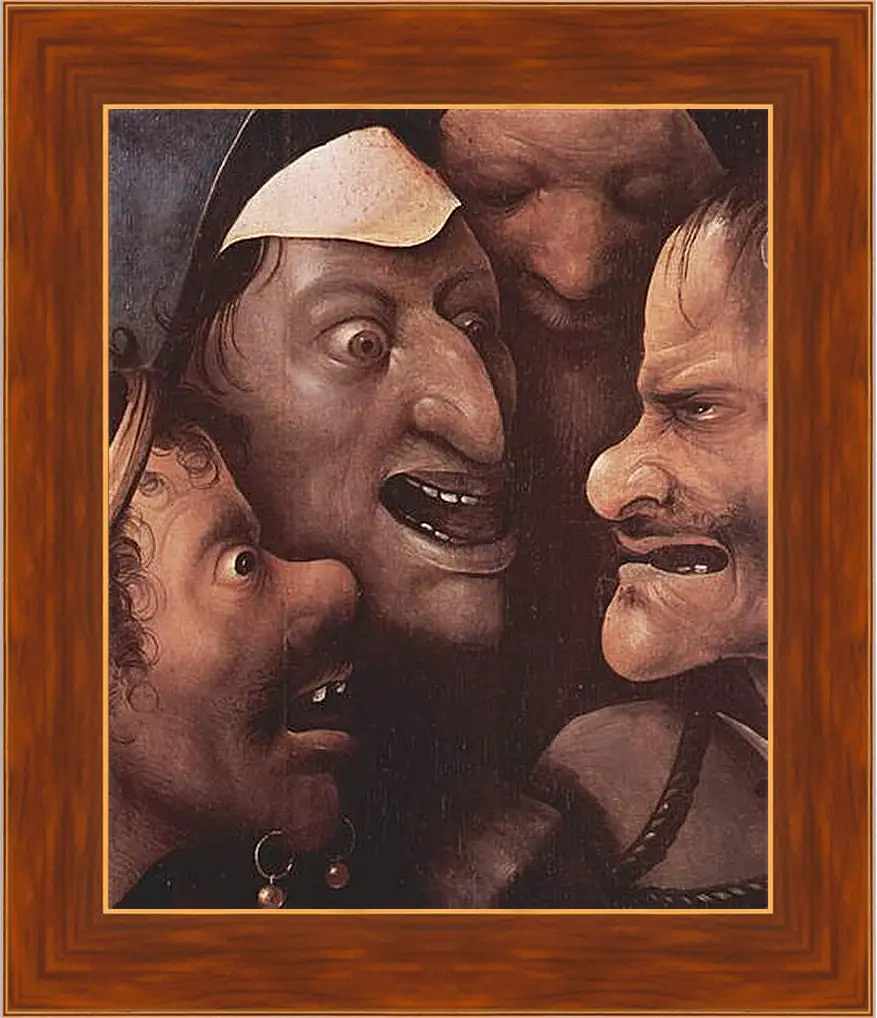 Картина в раме - Christ Carrying the Cross. Иероним Босх