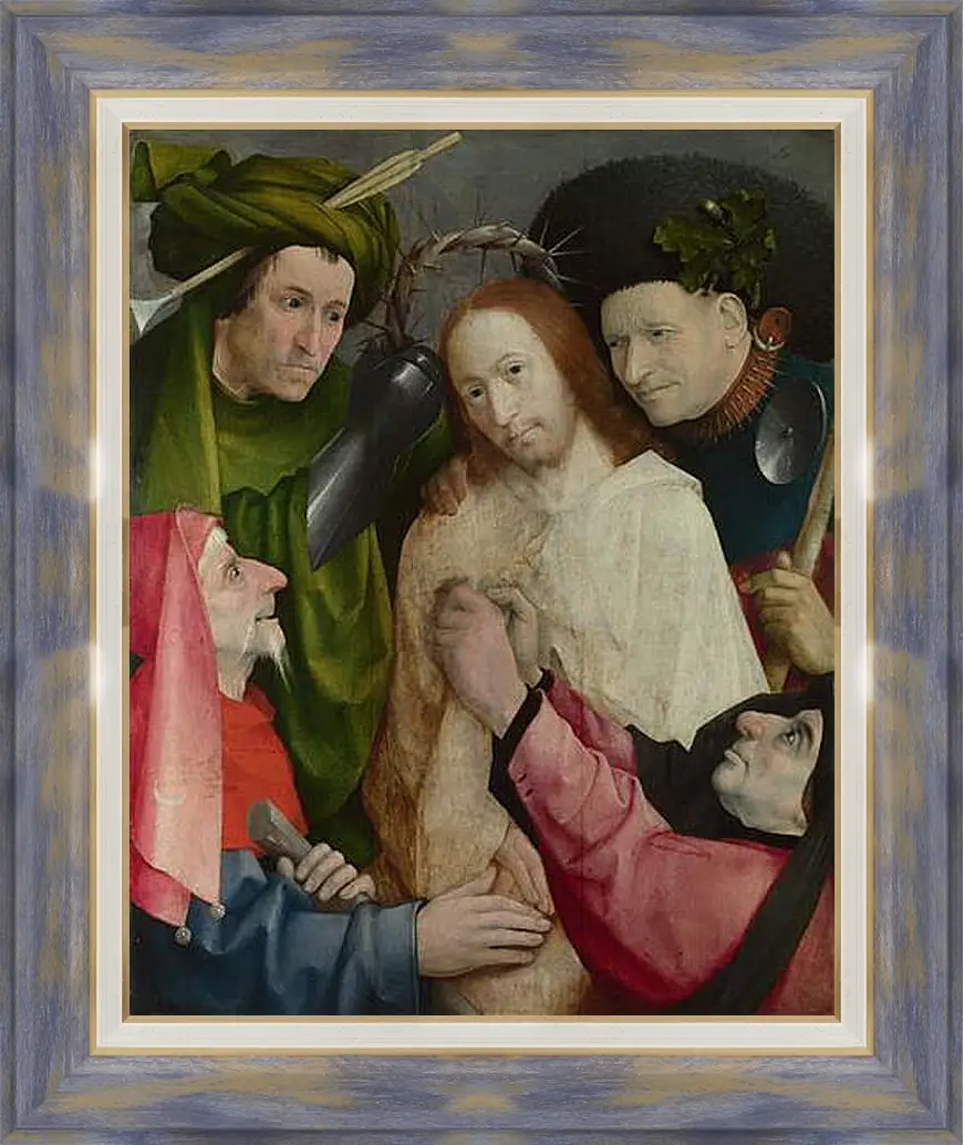 Картина в раме - Christ Mocked (The Crowning with Thorns). Иероним Босх