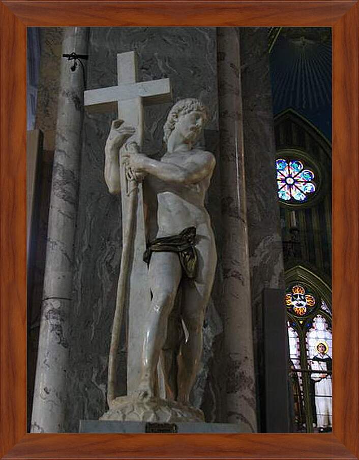 Картина в раме - Христос, несущий крест. Микеланджело Караваджо
