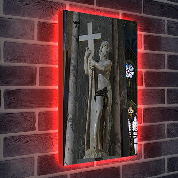 Лайтбокс световая панель - Христос, несущий крест. Микеланджело Караваджо
