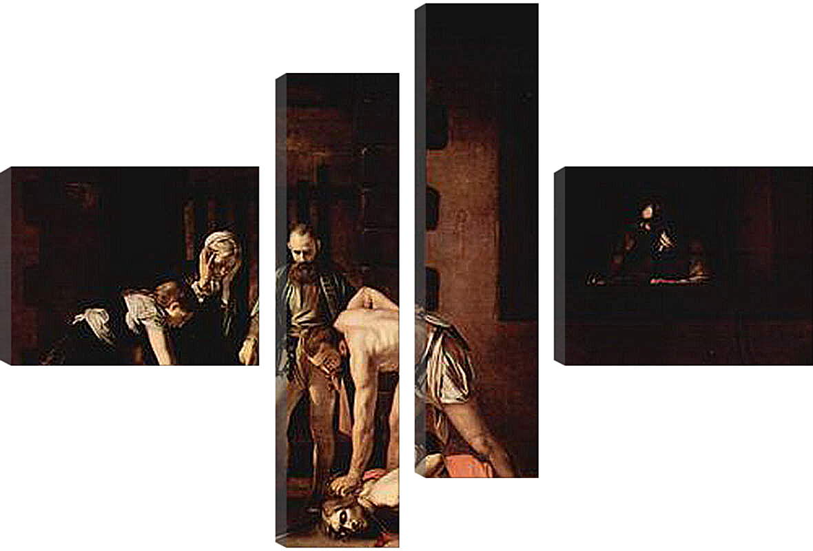 Модульная картина - Усекновения главы Иоанна Предтечи. Микеланджело Караваджо
