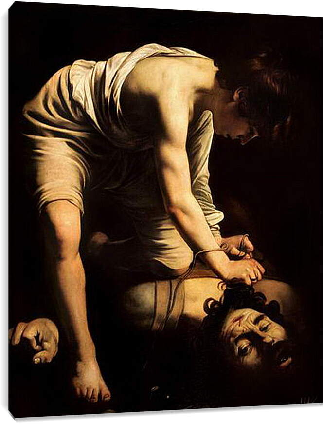 Постер и плакат - Давид и Голиаф. Микеланджело Караваджо
