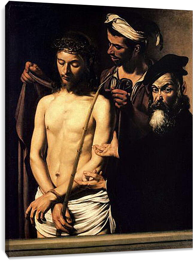 Постер и плакат - Ecce Homo. Микеланджело Караваджо
