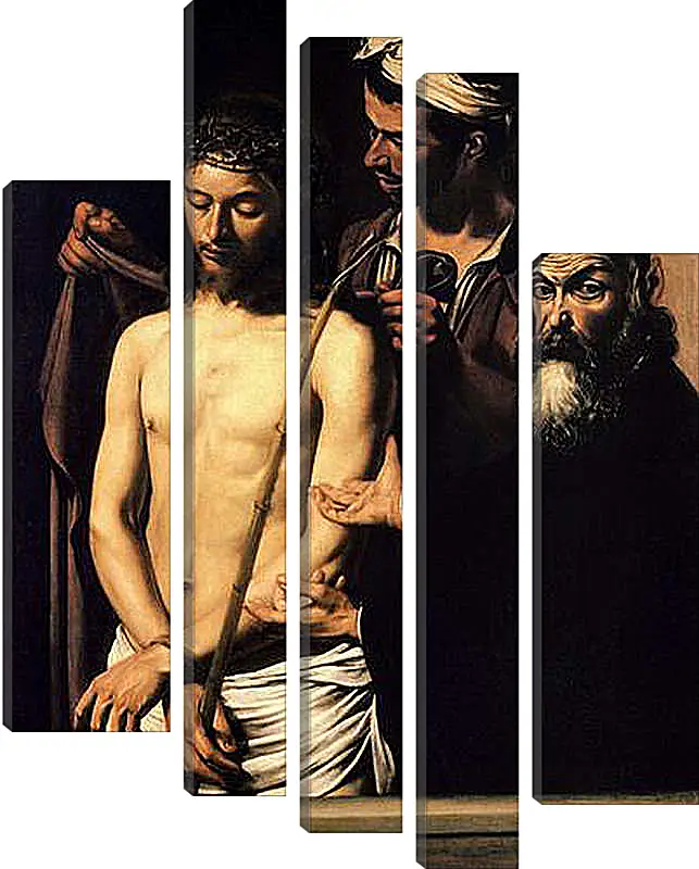 Модульная картина - Ecce Homo. Микеланджело Караваджо