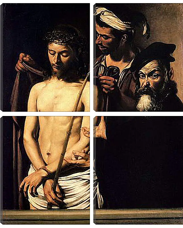 Модульная картина - Ecce Homo. Микеланджело Караваджо