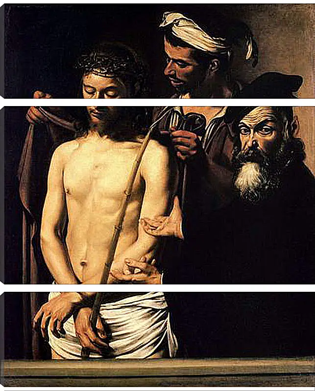 Модульная картина - Ecce Homo. Микеланджело Караваджо