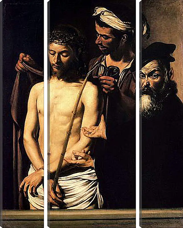 Модульная картина - Ecce Homo. Микеланджело Караваджо
