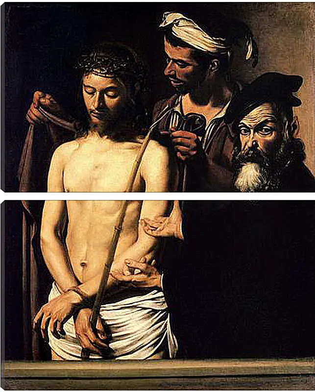 Модульная картина - Ecce Homo. Микеланджело Караваджо