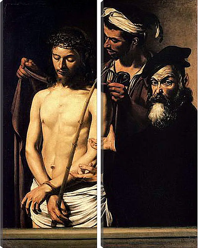 Модульная картина - Ecce Homo. Микеланджело Караваджо