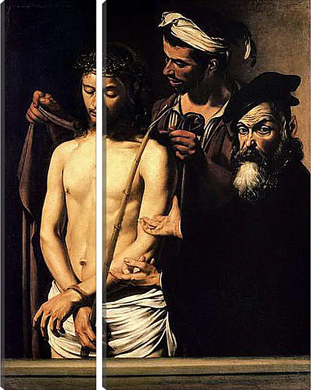 Модульная картина - Ecce Homo. Микеланджело Караваджо
