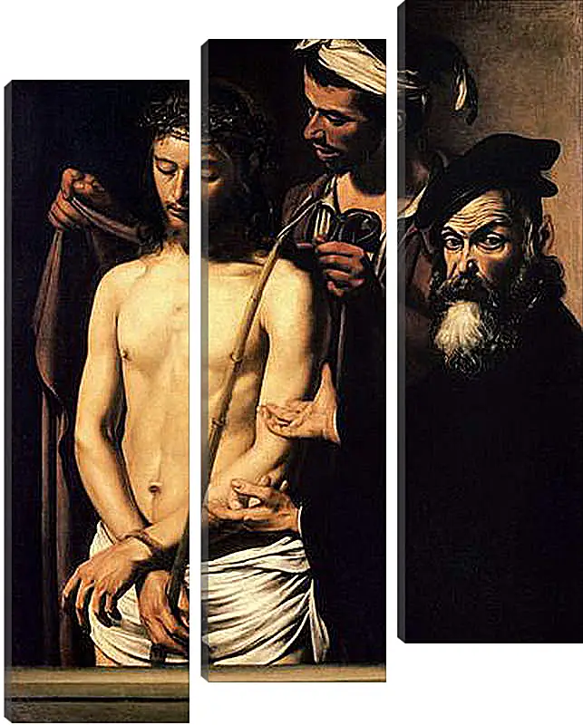 Модульная картина - Ecce Homo. Микеланджело Караваджо