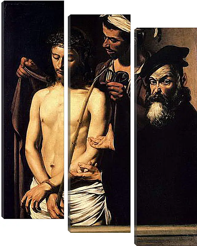 Модульная картина - Ecce Homo. Микеланджело Караваджо